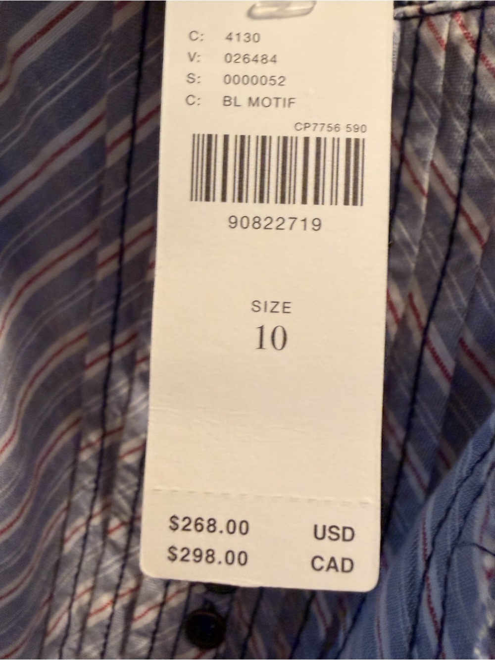 Pilcro Light Blue Striped Patchwork Button-Front Maxi Dress - Picture 13 of 16